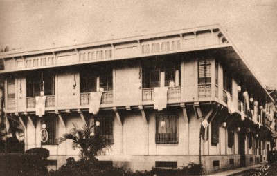 Bahay Nakpil-Bautista as Rebuilt in 1914 (ca. Yuletide, 1950s)