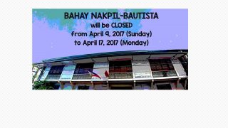 Closed Easter week 2017