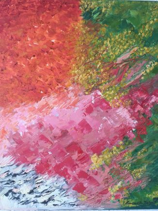 “4  Seasons” 24" X 24"Acrylic on Canvas