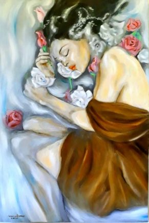 Arlene de Castro Anonuevo “Ode to a Lost Love” 3ft. x 4 ft., Oil on Canvas