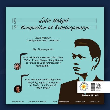 Webinar: Julio Nakpil, Kompositor at Rebolusyonario