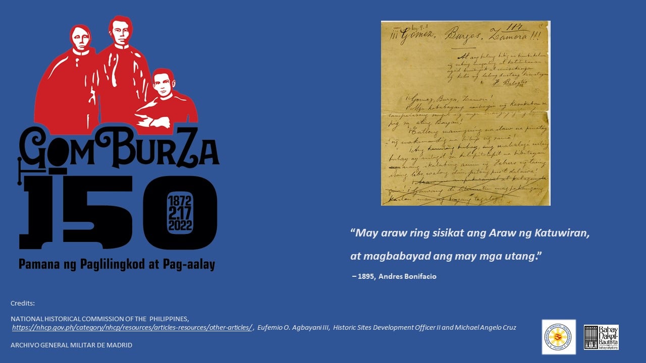 BAHAY NAKPIL-BAUTISTA : PAMANA SERIES 2022: Balik Aral Feb.17 150th Anniversary of GOMBURZA Martyrdom