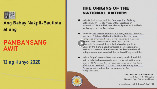 20220612 Ang Pambansang Awit